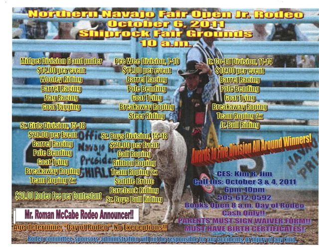 Shiprock Northern Navajo Fair Open Junior Rodeo
