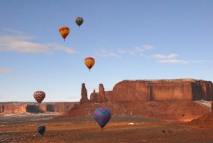 Balloon Event at Monument Valley