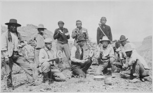 William B. Douglas party, including Navajo Ute, and Paiute Indians
