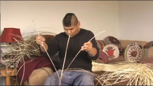 Navajo Basket Weaving