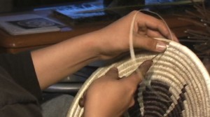 Navajo Basket Weaving