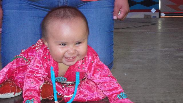Happy Navajo Baby Girl