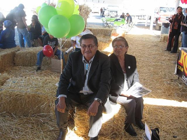 Navajo Vice-President Ben Shelly and wife Martha - 01