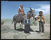 Navajo Childern On the Reservation,