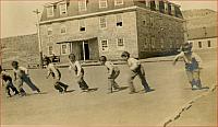 Navajo boys racing, Fort Defiance, Arizona 1909-2
