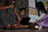 Navajo Child Using iPad