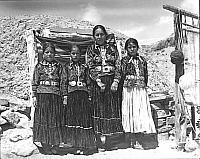 Navajo women and girls at Tuba City