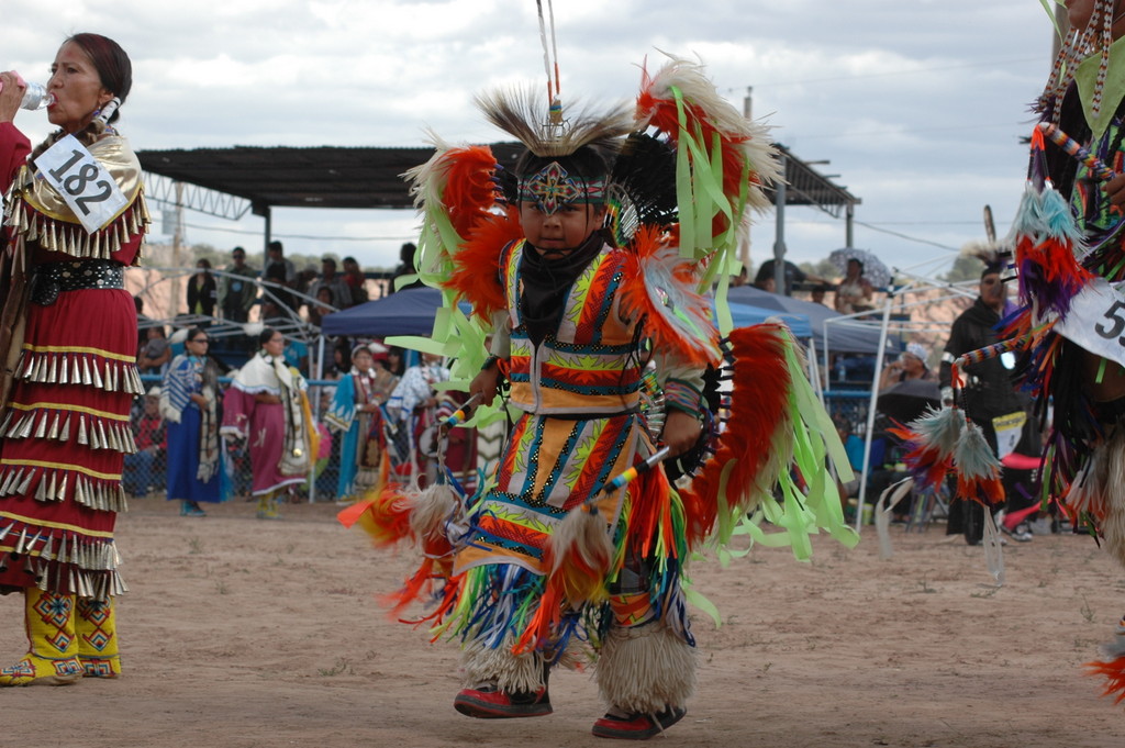 Navajo Boy at Pow Wow Competition.