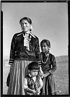 Navajo family of Clyde Peshlakai, wife Katherine 1948
